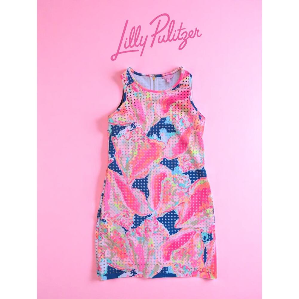 Lilly Pulitzer Dress Size XS PERLA Shift - EUC